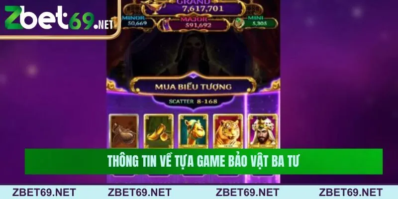 Giới thiệu thông tin về tựa game bảo vật ba tư Giới thiệu thông tin về tựa game bảo vật ba tư
